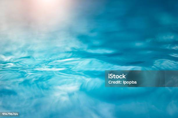 Water Lighting Background In The Pool Abstract Background Concept Stock Photo - Download Image Now