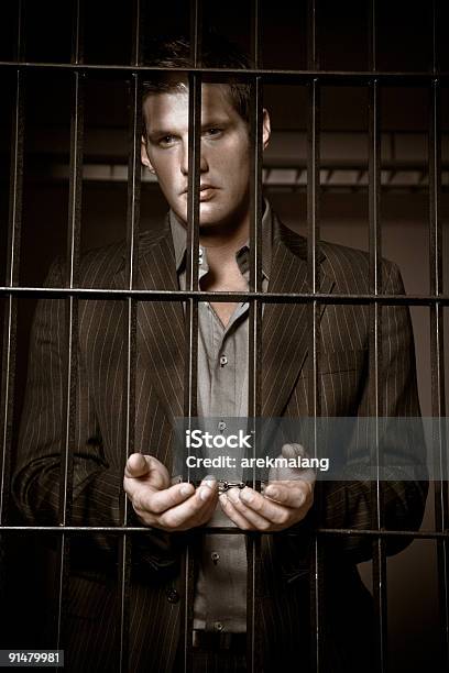 Foto de Empresário Em Prisão e mais fotos de stock de 30 Anos - 30 Anos, Adulto, Adulto de idade mediana