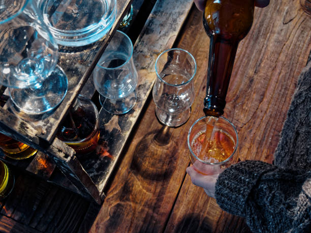 istock Beer on wooden bar counter 914801938