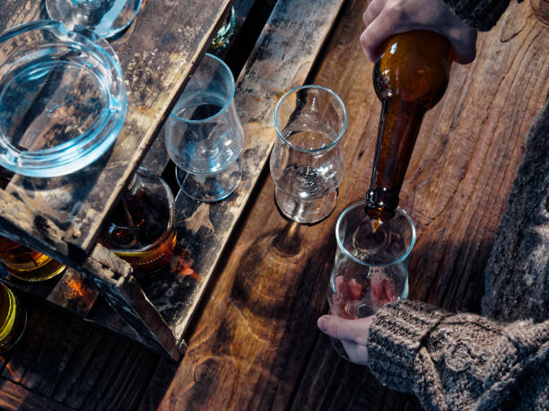 istock Beer on wooden bar counter 914801980