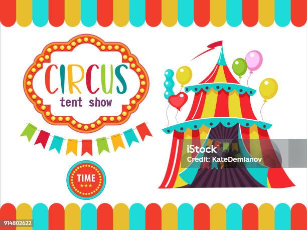 Circus Performers Illustration Stock Illustration - Download Image Now - Circus, Invitation, Arts Culture and Entertainment