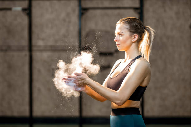 istock Woman gymnast portrait 914803148