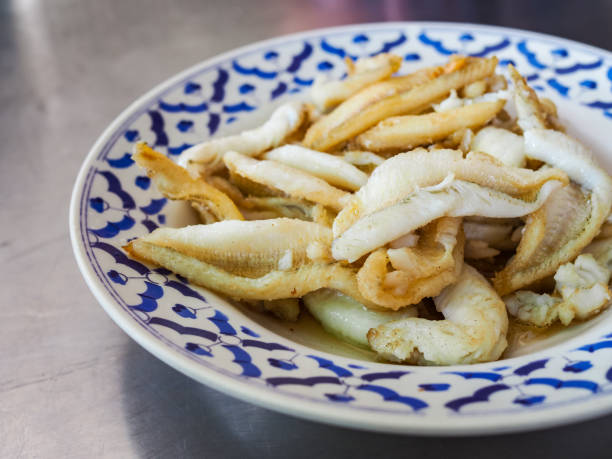 istock Silver Sillago fish fried, Thai cuisine 914809536