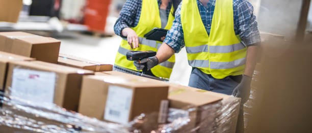 istock Warehouse manager giving instructions to employee 914810770
