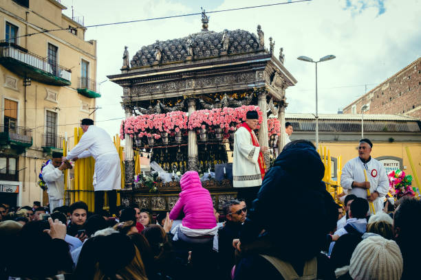 February 4, 2018, Catania, Italy Celebrations for Sant' Agata fest, Sicily
