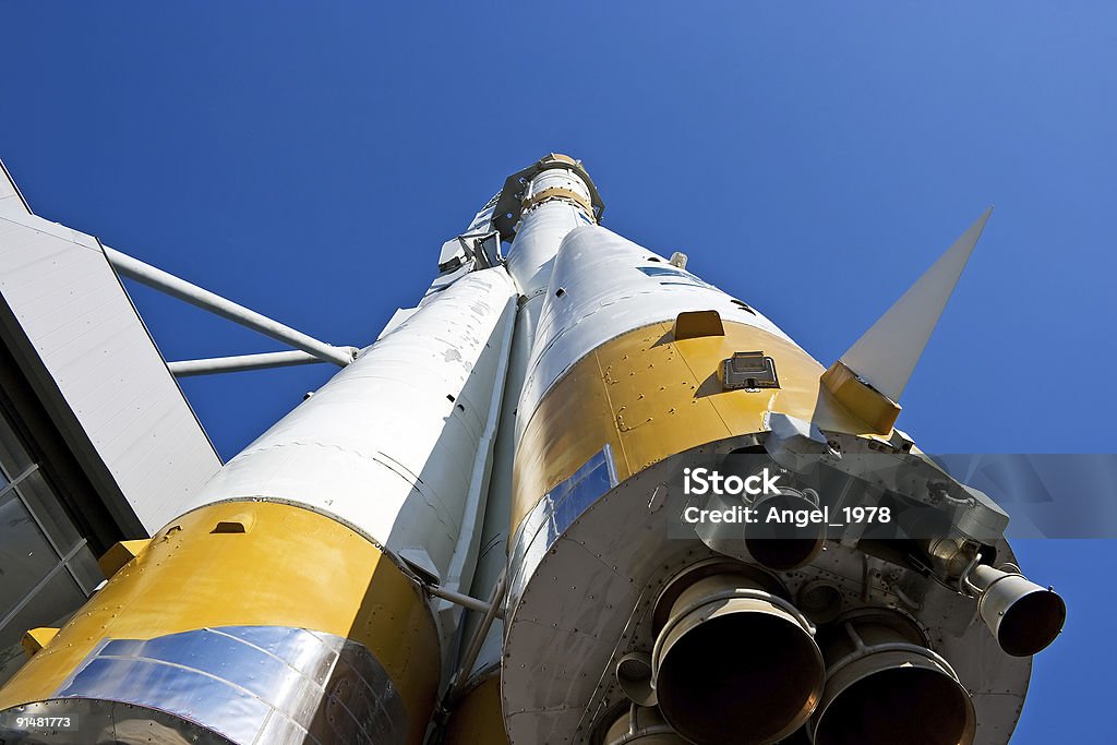 El espacio de los cohetes rusos - Foto de stock de Cohete espacial libre de derechos