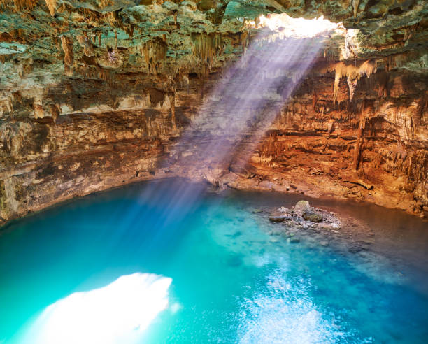 istock Cenote Samula sinkhole in Valladolid Mexico 914817740