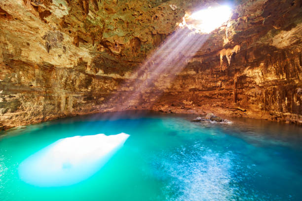 istock Cenote Samula sinkhole in Valladolid Mexico 914818018