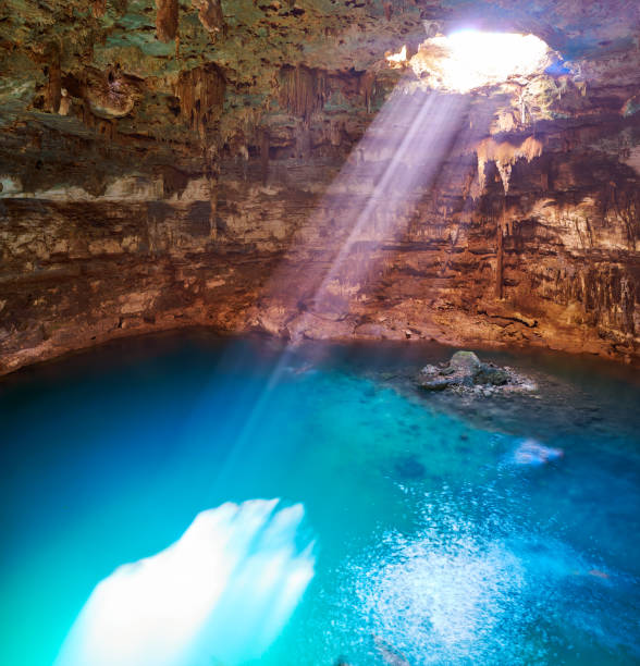 istock Cenote Samula sinkhole in Valladolid Mexico 914818120