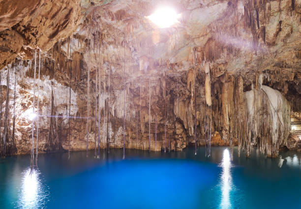 istock Cenote Xkeken sinkhole in Valladolid Mexico 914818202