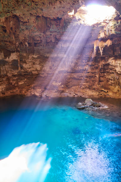 istock Cenote Samula sinkhole in Valladolid Mexico 914818512
