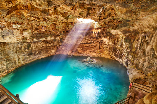 istock Cenote Samula sinkhole in Valladolid Mexico 914818546