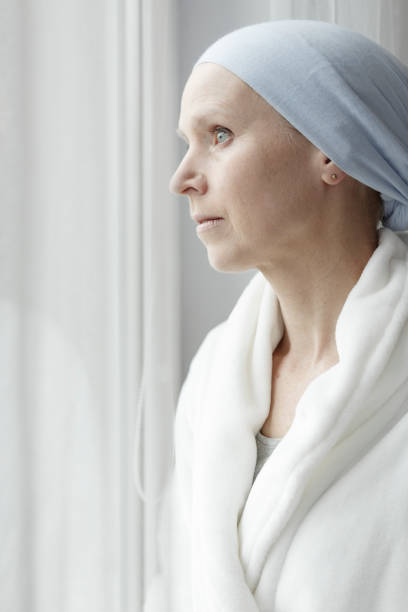 istock Sad woman with breast cancer 914821906