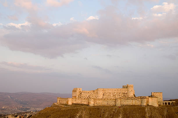 Krak des Chevaliers zamek z crusaders Syria – zdjęcie