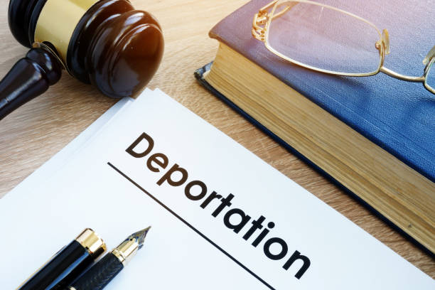Deportation and other documents on a desk. Deportation and other documents on a desk. deportation stock pictures, royalty-free photos & images