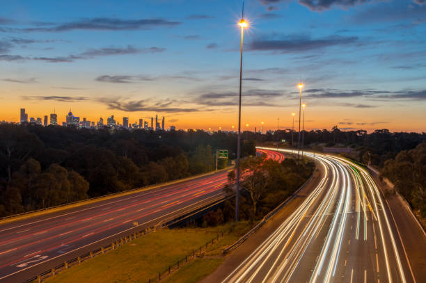 istock Traffic on the Eastern Freeway in Melbourne, Australia 914830120