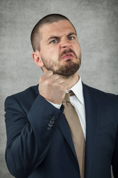 istock businessman giving the last warning 914835736