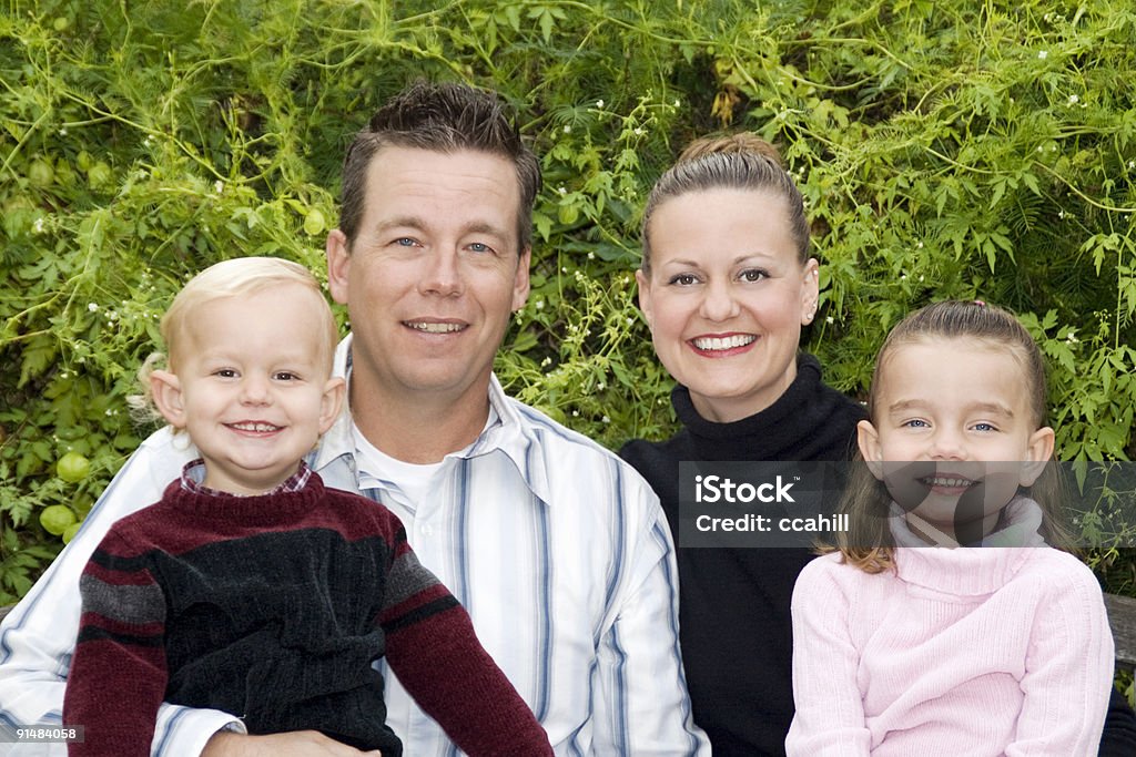 Familien Portrait - Lizenzfrei Blondes Haar Stock-Foto