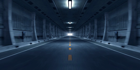 Túnel de carretera photo