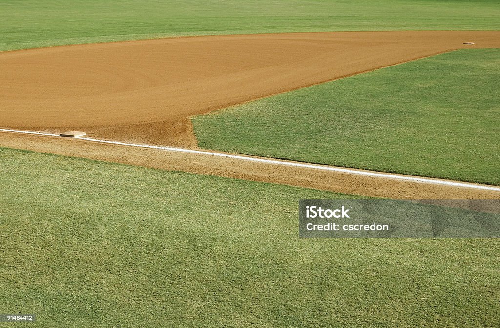 champ intérieur de baseball - Photo de Au fond de libre de droits