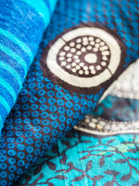 istock Colorful African fabric form Tanzania 914846782
