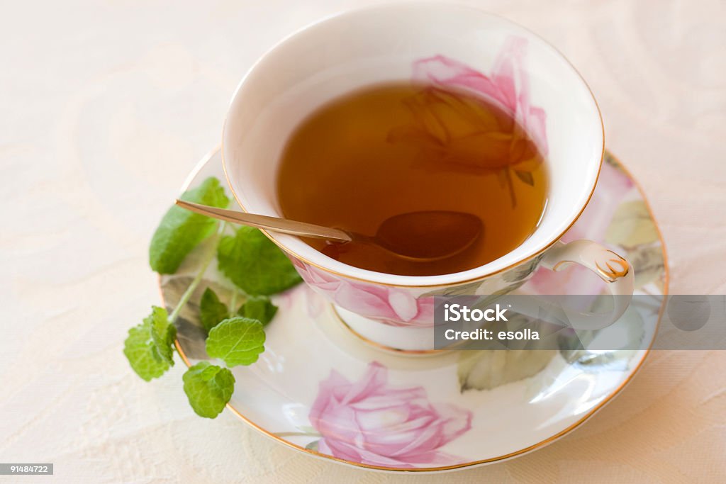 Tazza di menta - Foto stock royalty-free di Bevanda calda