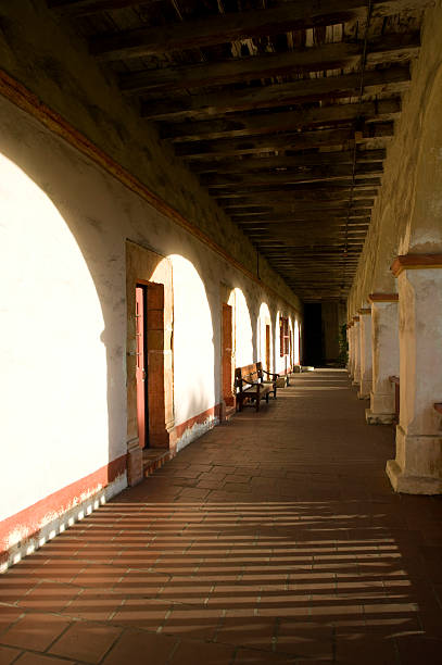 istock Hallway in Mission Santa Barbara 91484766