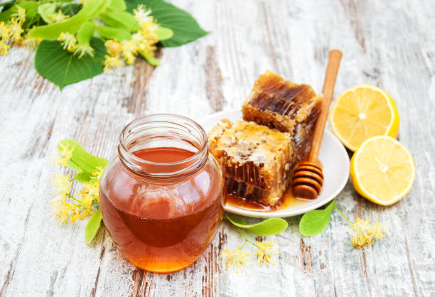 istock Honey and  linden flowers 914851168
