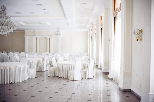 istock Served table. hall for banquets and weddings 914851450