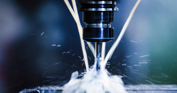 istock machine tool in metal factory with drilling cnc machines 914855718