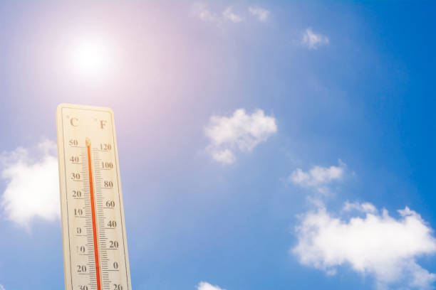 istock Maximum temperature - Thermometer on the summer heat 914862990