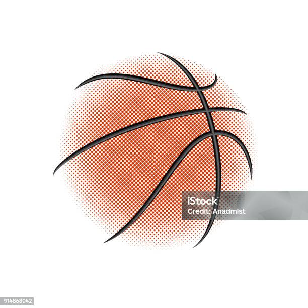 Basketball Icons On White Stock Illustration - Download Image Now - Basketball - Ball, Basketball - Sport, Vector