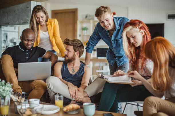 istock Modern way of living well together 914869116