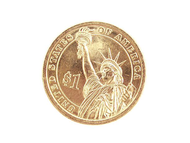 istock Back of Dollar Coin 91486923