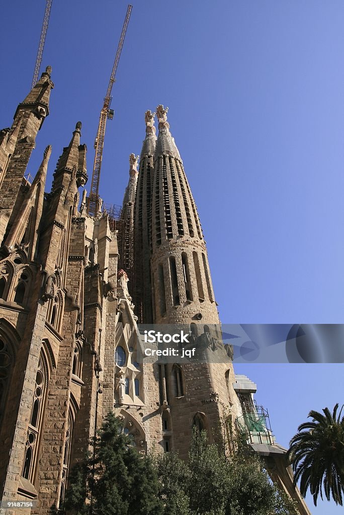 Sagrada Familia, Barcellona. - Foto stock royalty-free di Antoni Gaudí