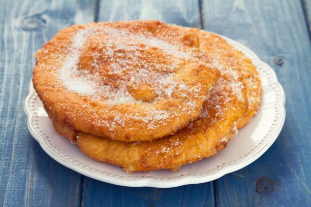 istock christmas portuguese cake Filhos with sugar on plate 914875384