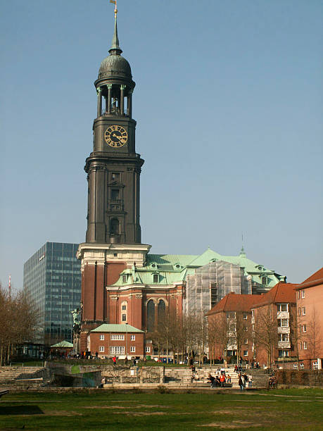 I LOVE HAMBURG: St.Michaeliskirche in the city of Hamburg - Germany - Taken with Canon 5D mk3 / EF24-70 f/2.8L II USM