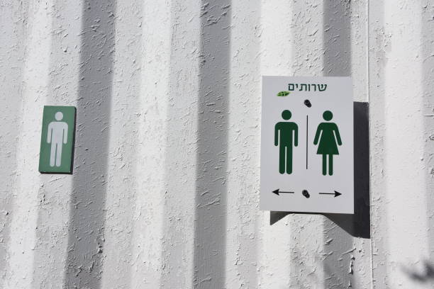 istock Toilet sign outdoor 914890514