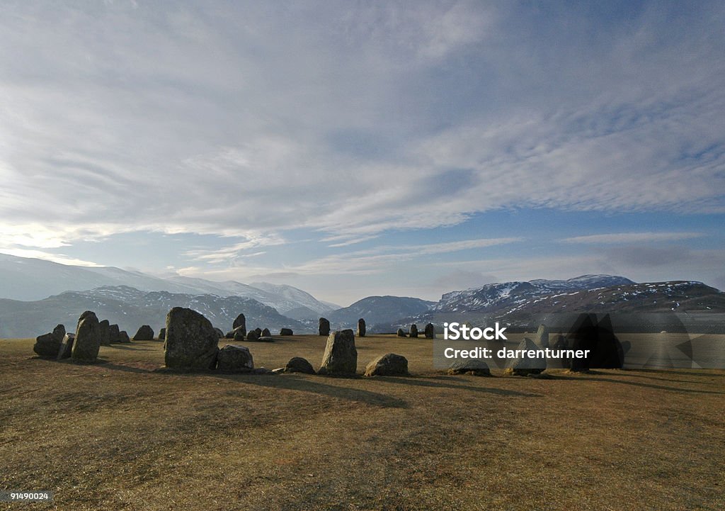 Círculo de pedra de Castlerigg - Royalty-free Ao Ar Livre Foto de stock