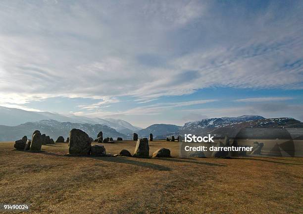 Círculo De Pedra De Castlerigg - Fotografias de stock e mais imagens de Ao Ar Livre - Ao Ar Livre, Arcaico, Cerimónia