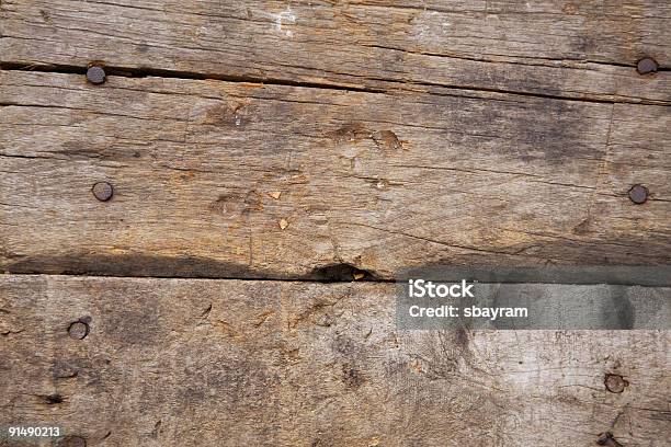 Textura De Madera Foto de stock y más banco de imágenes de Antigualla - Antigualla, Arquitectura, Clavo - Herramienta de trabajo