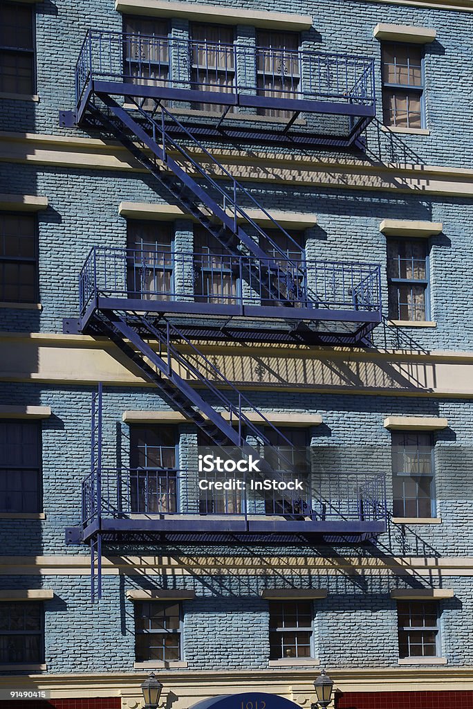 Fire Escape - Lizenzfrei Außenaufnahme von Gebäuden Stock-Foto