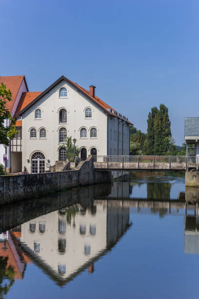 istock River Ems in the center of Warendorf, Germany 914905082