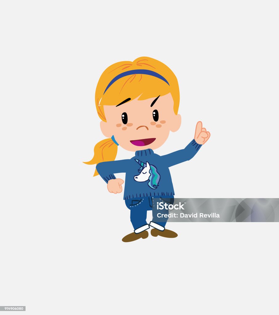 Cô Gái Da Trắng Với Một Con Kỳ Lân Kéo Nói Chuyện Rất Quyết Tâm Và ...