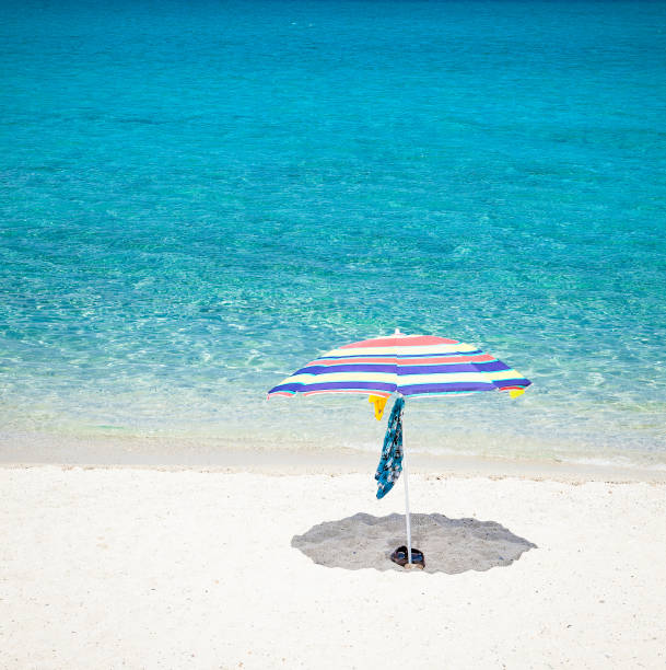 Beautiful Hanioti beach on Kasandra peninsula, Halkidiki,  Greece.