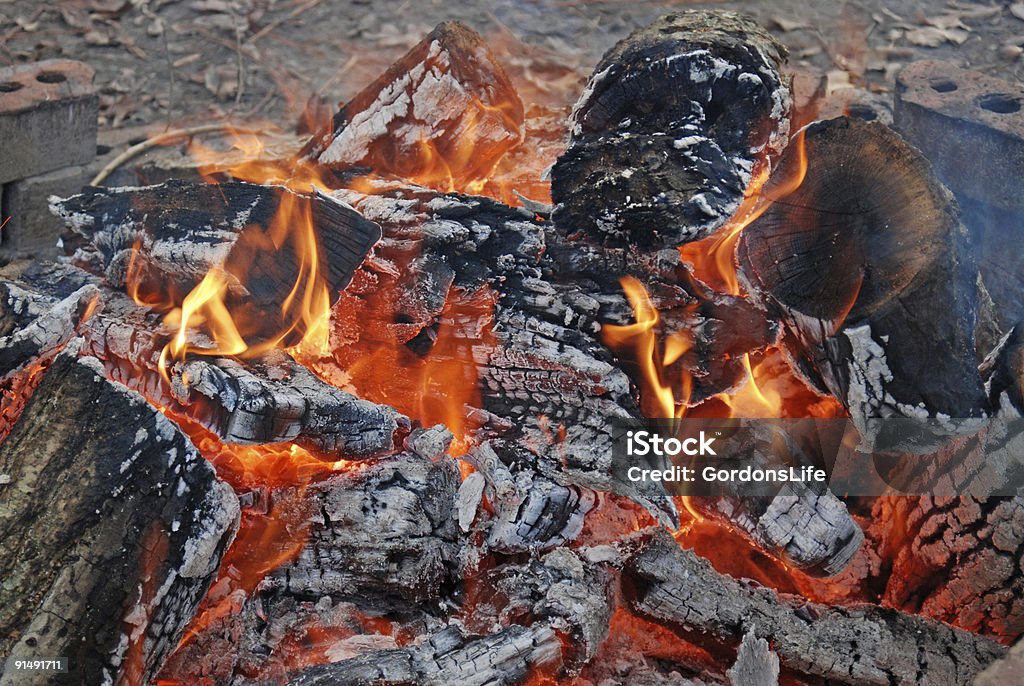 Campfire/BonFire  Ash Stock Photo