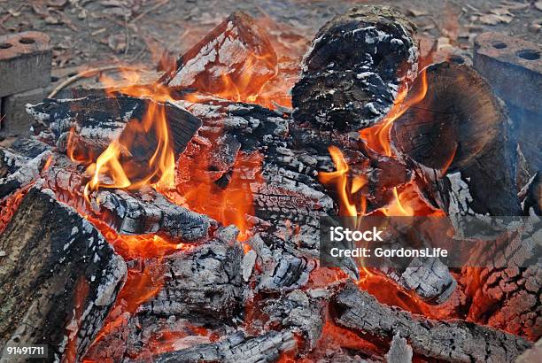 Campfirebonfire Stock Photo - Download Image Now - Ash, Bonfire, Bright