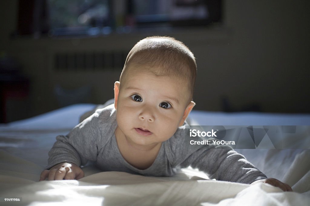 Heureux bébé - Photo de 0-11 mois libre de droits
