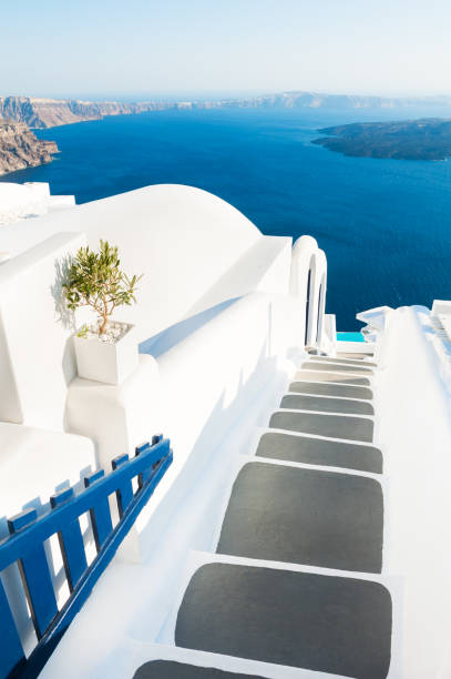 istock White architecture on Santorini island, Greece. 914920790