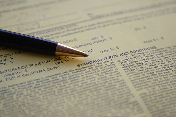 Documents on desk